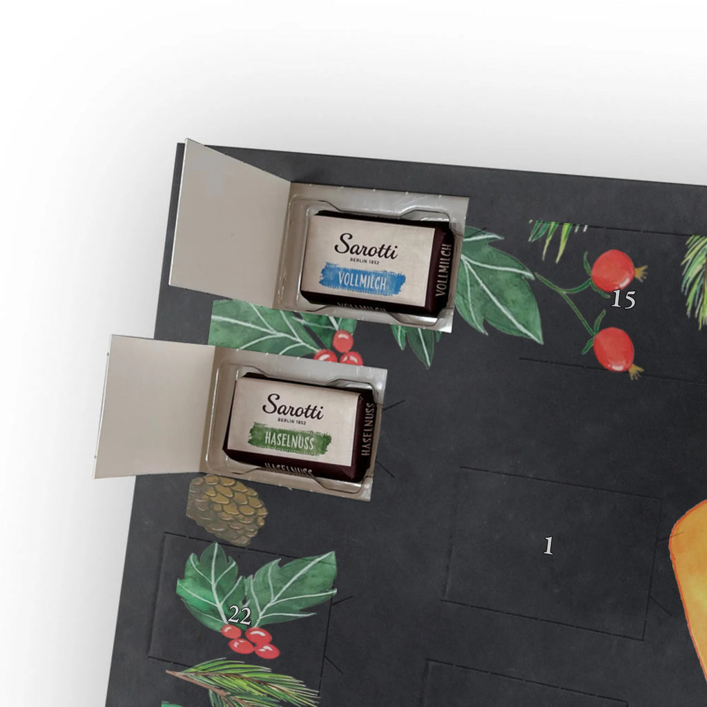 Chocolate advent calendar unicorn king Crown, friend gift, Present friend, King, Prosecco, Chancellor, Princess, Emperor, Ruler, President