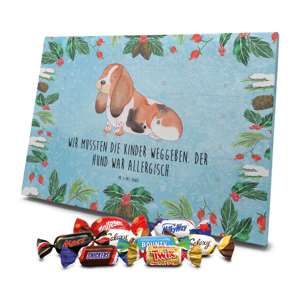 Chocolate advent calendar Dog Basset Hound mutt, dog sayings, love dogs, dog mama, funny gifts for dog owners, woof, what do you give a dog lover, dog breed, Christmas gifts for dogs, gifts for dogs, bag with dog print, love for dogs, hound, dog decorative items, dog love, childless