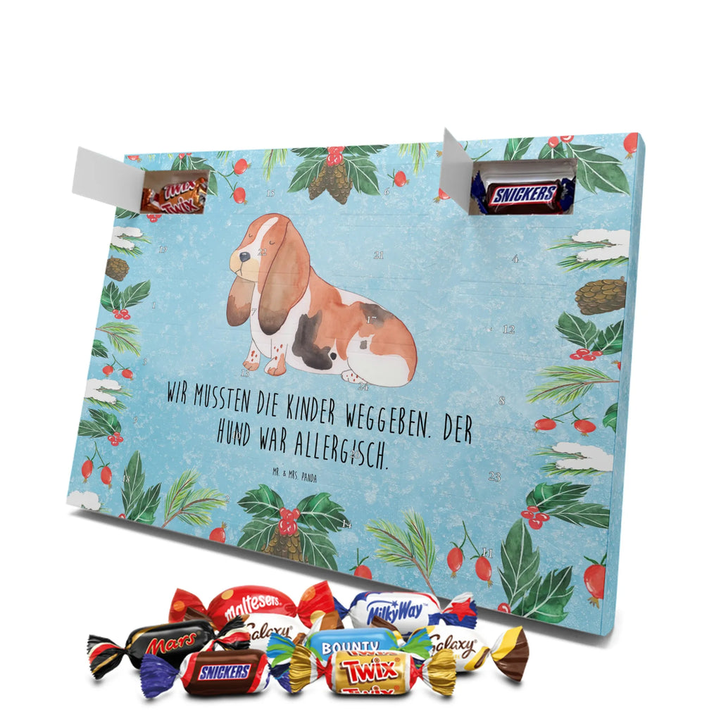 Chocolate advent calendar Dog Basset Hound mutt, dog sayings, love dogs, dog mama, funny gifts for dog owners, woof, what do you give a dog lover, dog breed, Christmas gifts for dogs, gifts for dogs, bag with dog print, love for dogs, hound, dog decorative items, dog love, childless