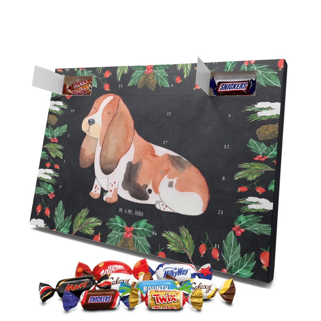 Chocolate advent calendar Dog Basset Hound mutt, dog sayings, love dogs, dog mama, funny gifts for dog owners, woof, what do you give a dog lover, dog breed, Christmas gifts for dogs, gifts for dogs, bag with dog print, love for dogs, hound, dog decorative items, dog love, childless
