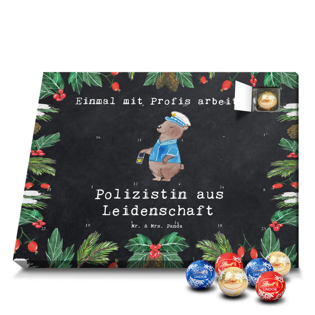 Chocolate advent calendar Policewoman Passion gift, sayings, gift idea, best, farewell gift, passing exam, anniversary, retirement, promotion, job start, profession