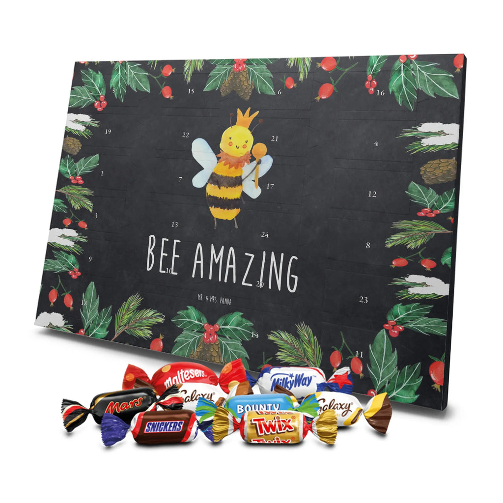 Chocolate advent calendar bee king bumblebee, wasp