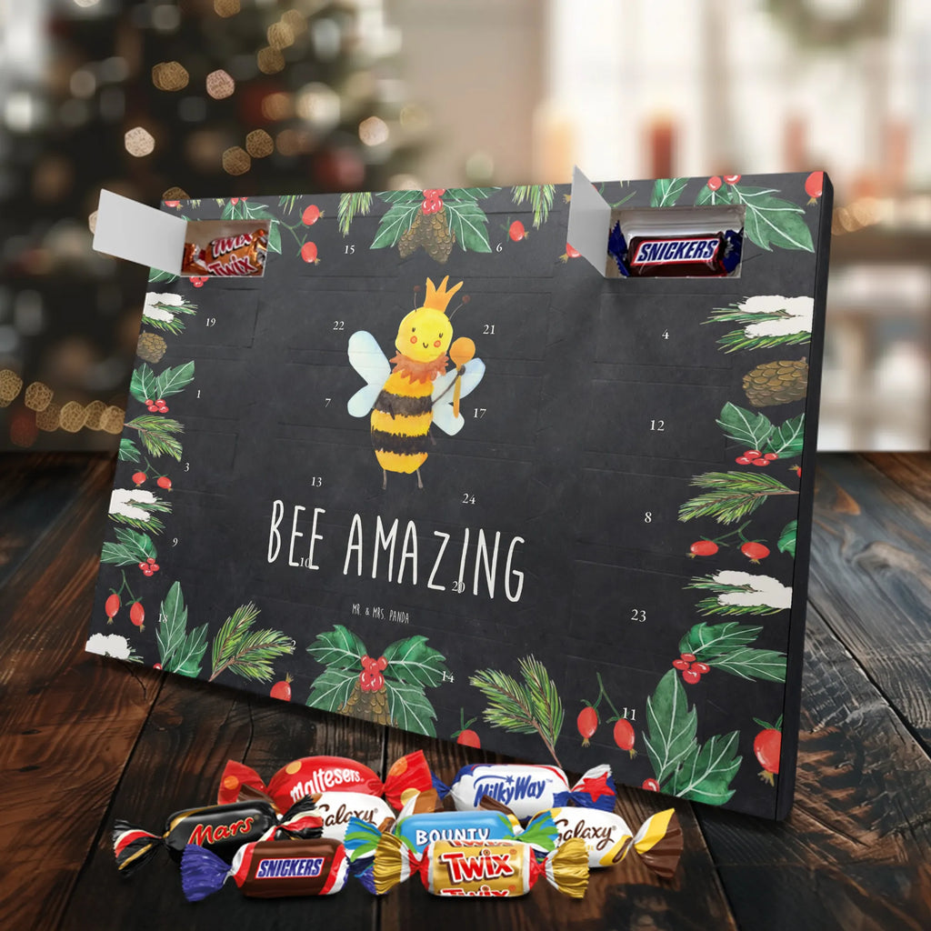 Chocolate advent calendar bee king bumblebee, wasp
