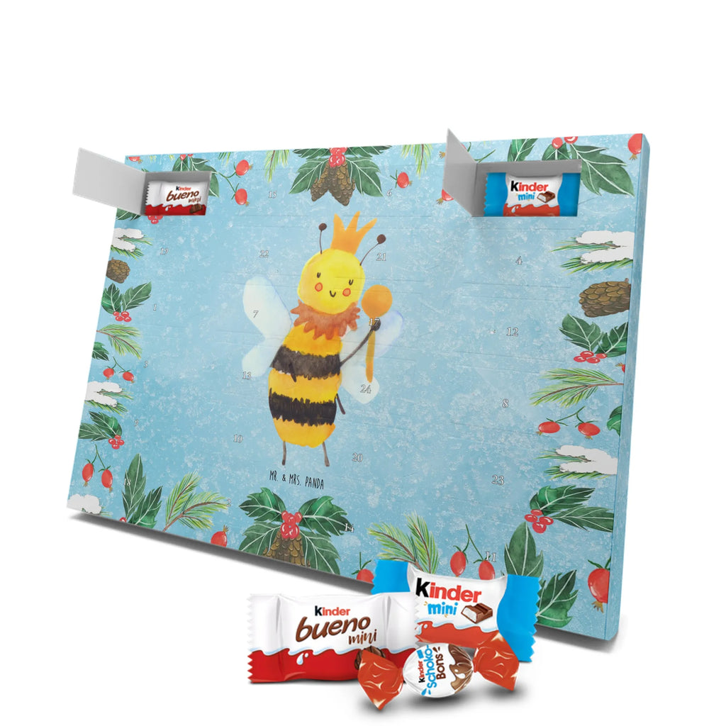 Chocolate advent calendar bee king bumblebee, wasp
