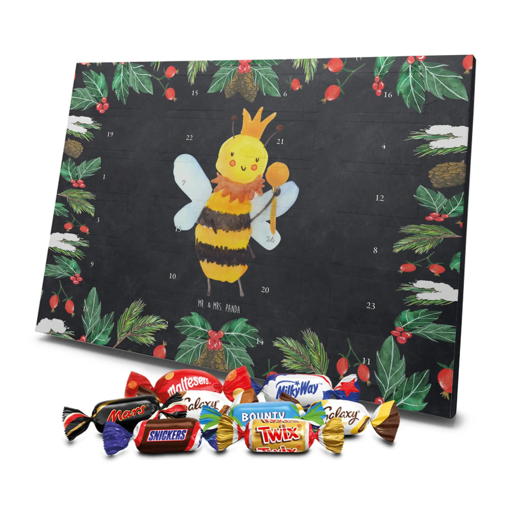 Chocolate advent calendar bee king bumblebee, wasp