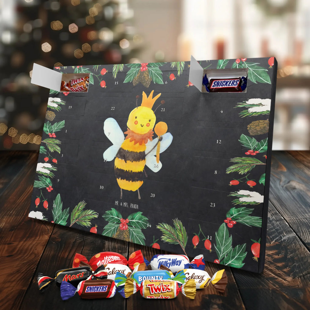 Chocolate advent calendar bee king bumblebee, wasp