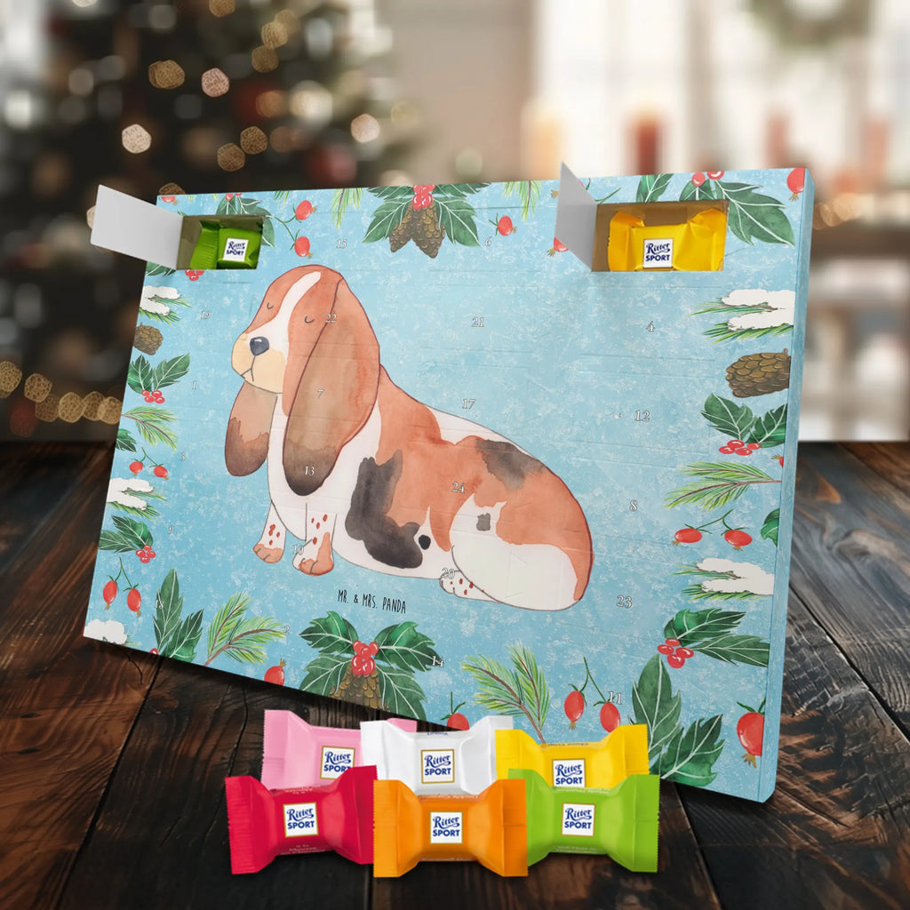 Chocolate advent calendar Dog Basset Hound mutt, dog sayings, love dogs, dog mama, funny gifts for dog owners, woof, what do you give a dog lover, dog breed, Christmas gifts for dogs, gifts for dogs, bag with dog print, love for dogs, hound, dog decorative items, dog love, childless