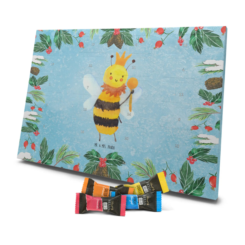 Chocolate advent calendar bee king bumblebee, wasp
