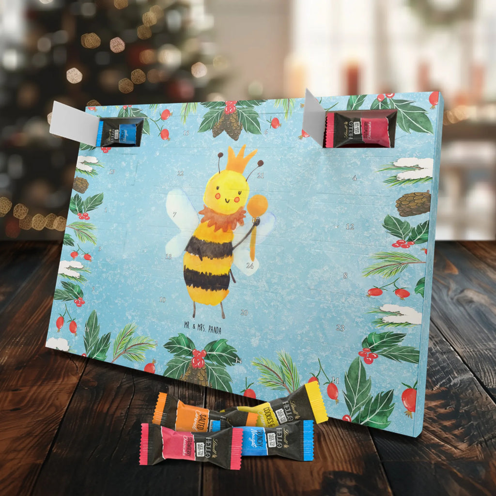 Chocolate advent calendar bee king bumblebee, wasp