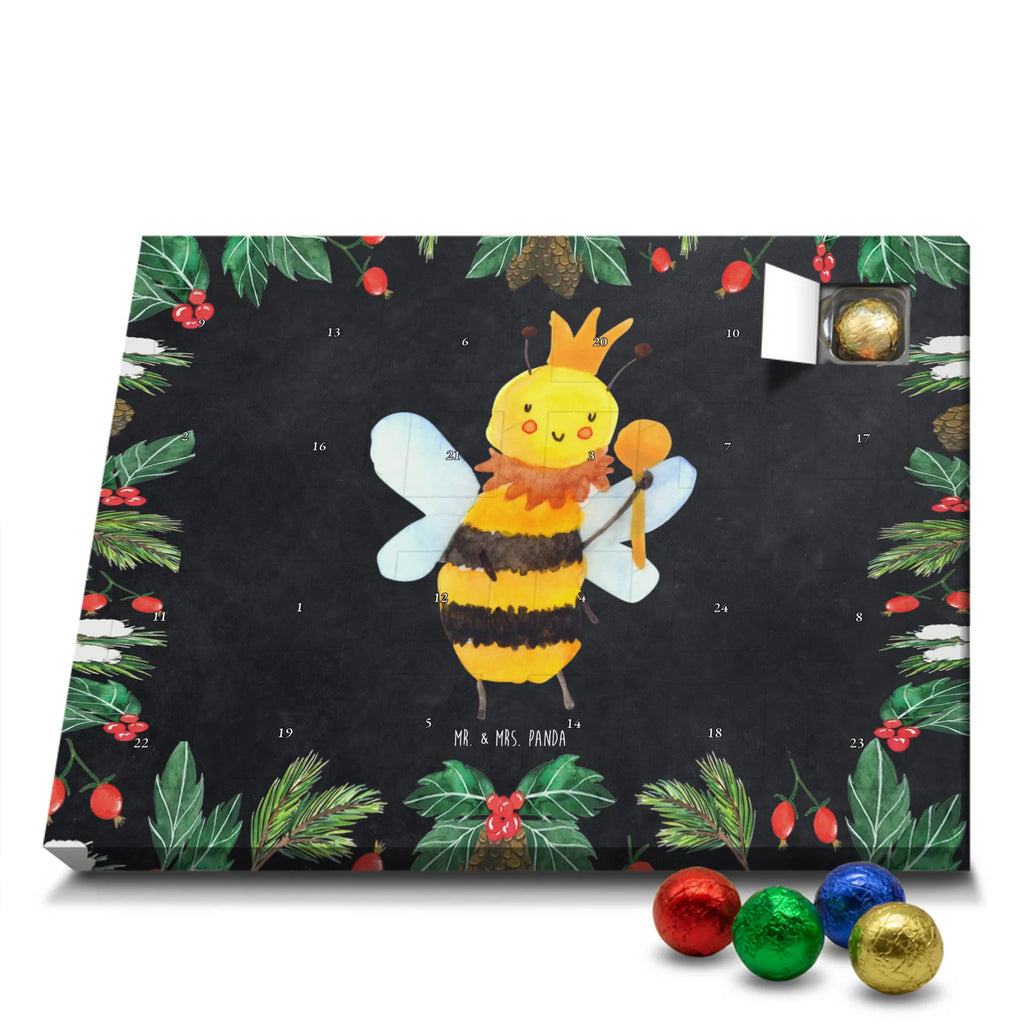 Chocolate advent calendar bee king bumblebee, wasp