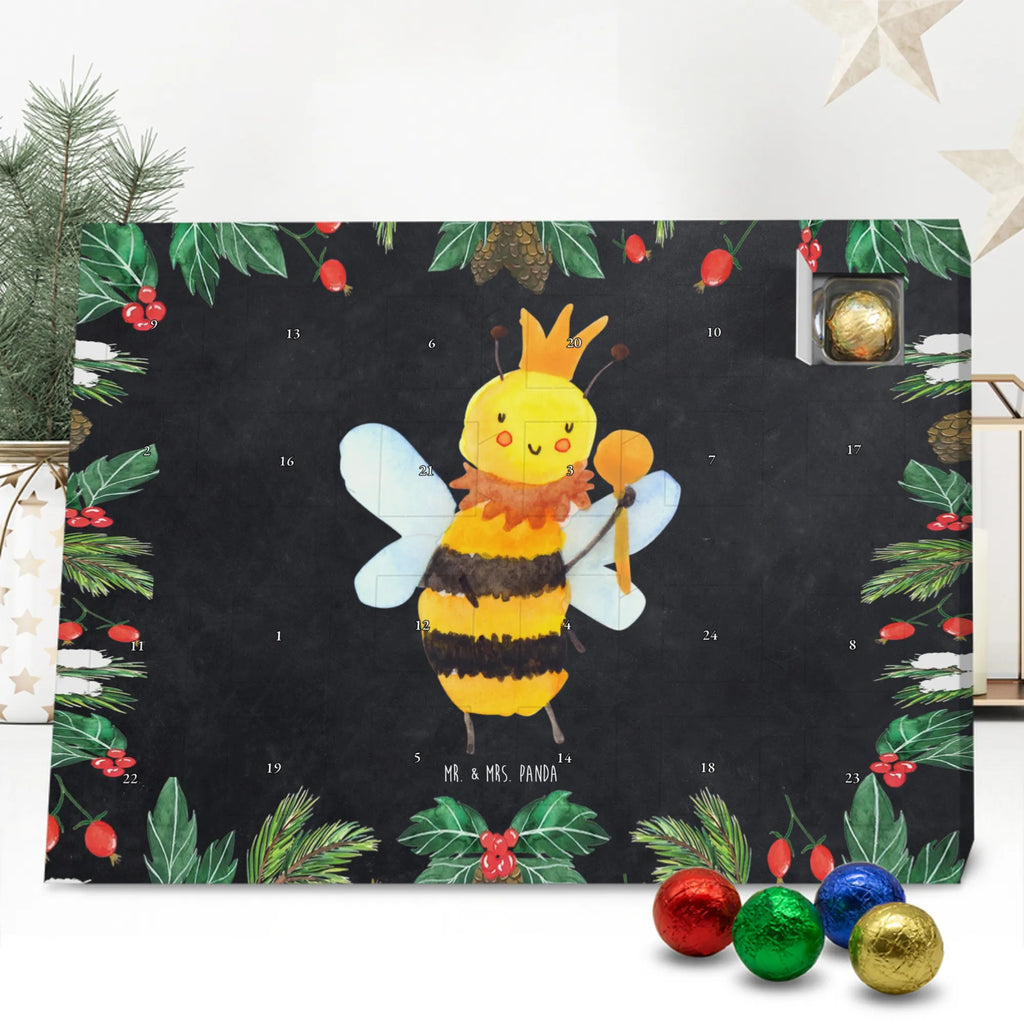 Chocolate advent calendar bee king bumblebee, wasp