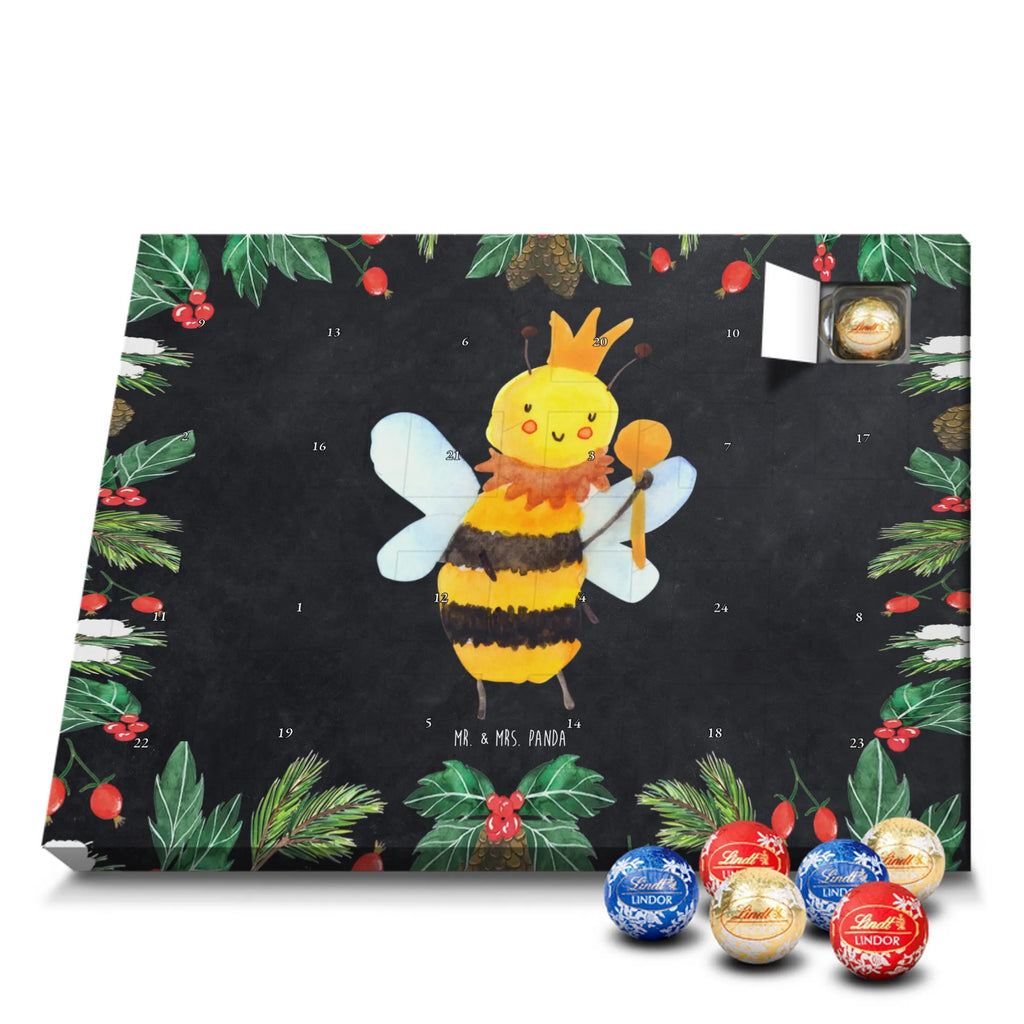Chocolate advent calendar bee king bumblebee, wasp