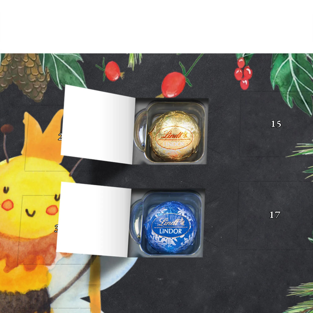 Chocolate advent calendar bee king bumblebee, wasp
