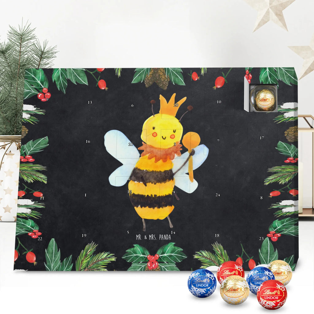 Chocolate advent calendar bee king bumblebee, wasp