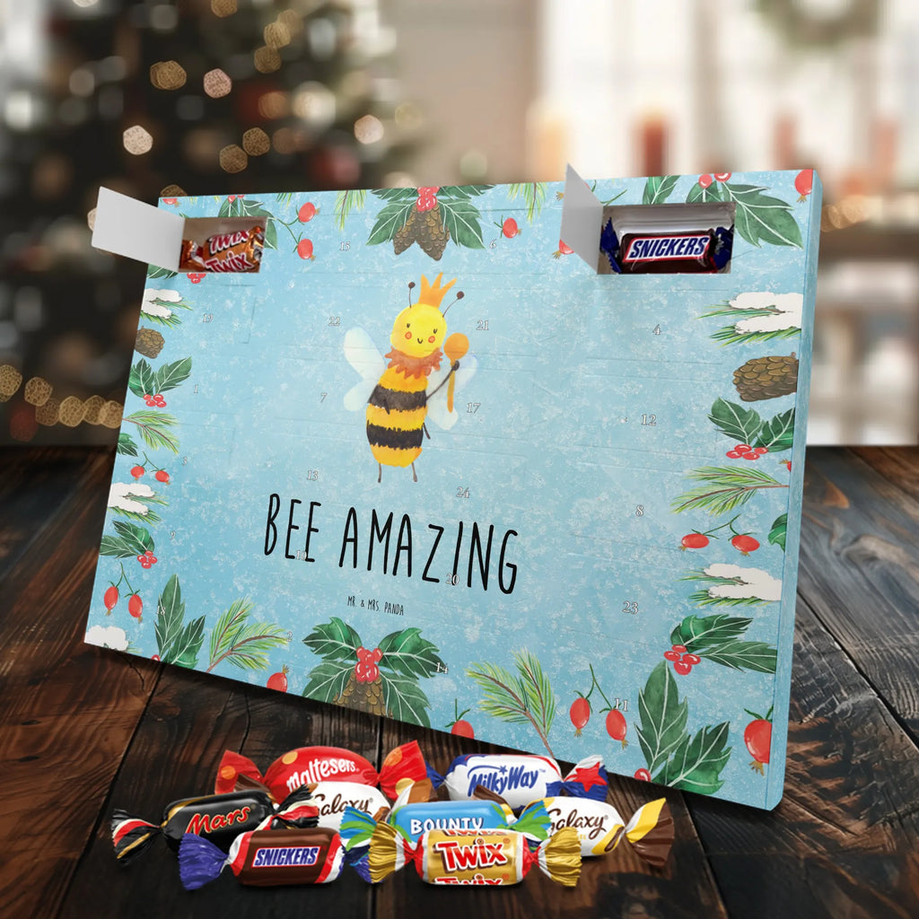 Chocolate advent calendar bee king bumblebee, wasp