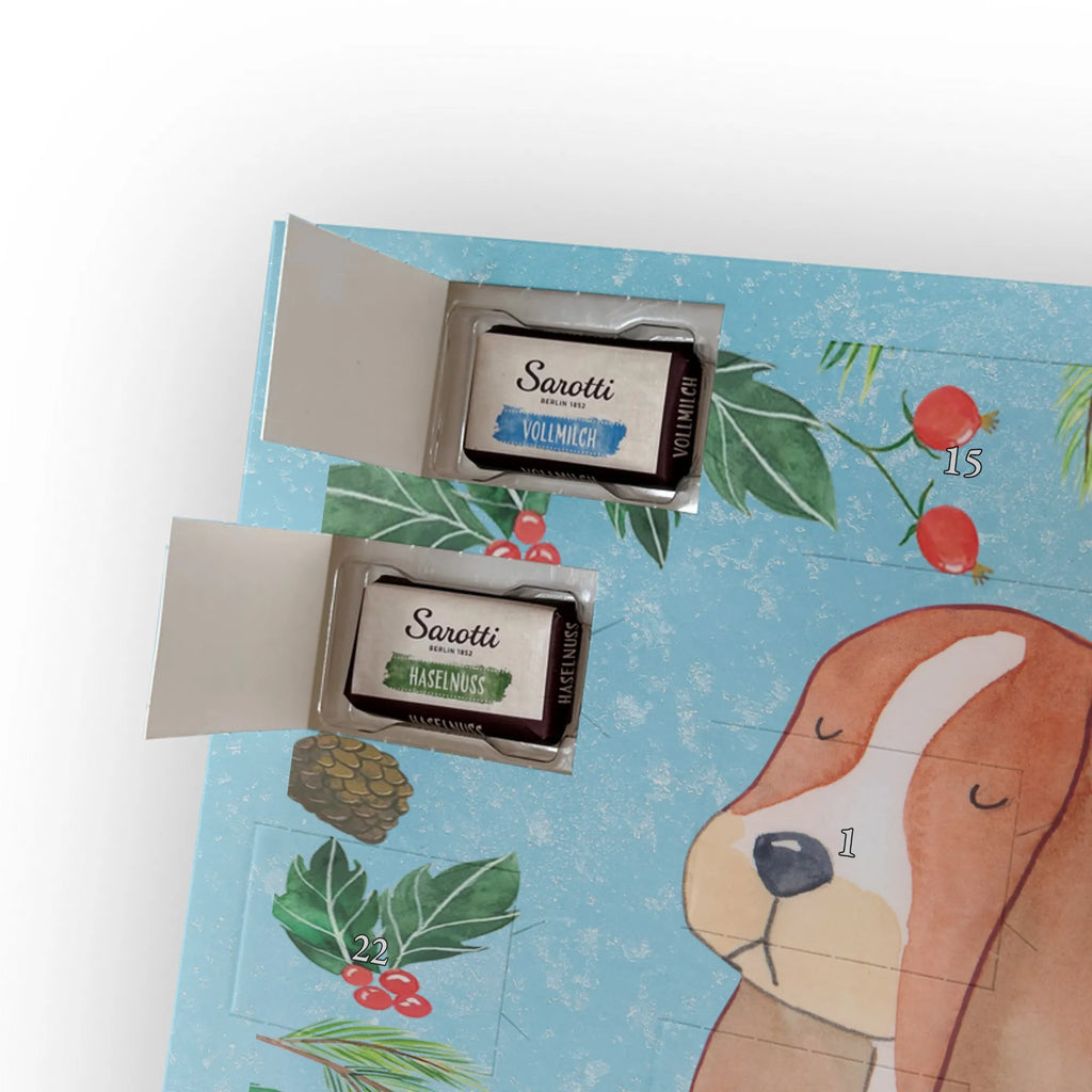 Chocolate advent calendar Dog Basset Hound mutt, dog sayings, love dogs, dog mama, funny gifts for dog owners, woof, what do you give a dog lover, dog breed, Christmas gifts for dogs, gifts for dogs, bag with dog print, love for dogs, hound, dog decorative items, dog love, childless