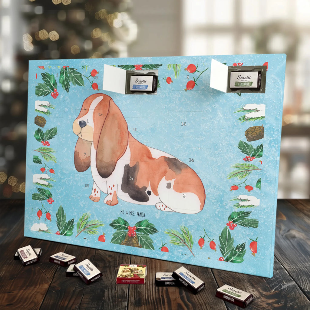 Chocolate advent calendar Dog Basset Hound mutt, dog sayings, love dogs, dog mama, funny gifts for dog owners, woof, what do you give a dog lover, dog breed, Christmas gifts for dogs, gifts for dogs, bag with dog print, love for dogs, hound, dog decorative items, dog love, childless