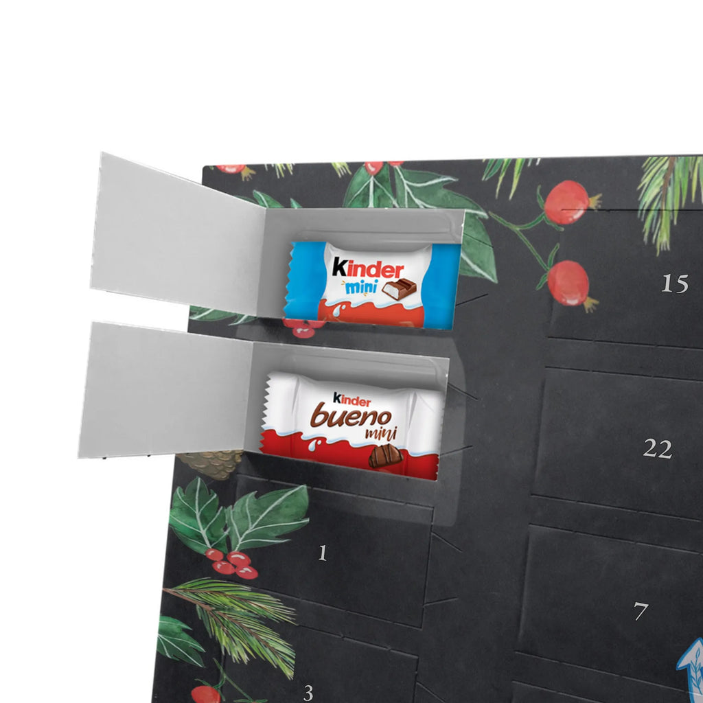 Chocolate advent calendar anchor Blue gift ideas, gifts, small animals, good mood, cute, funny sayings, cute animal motives, hand drawn, special gifts, card, animal lover