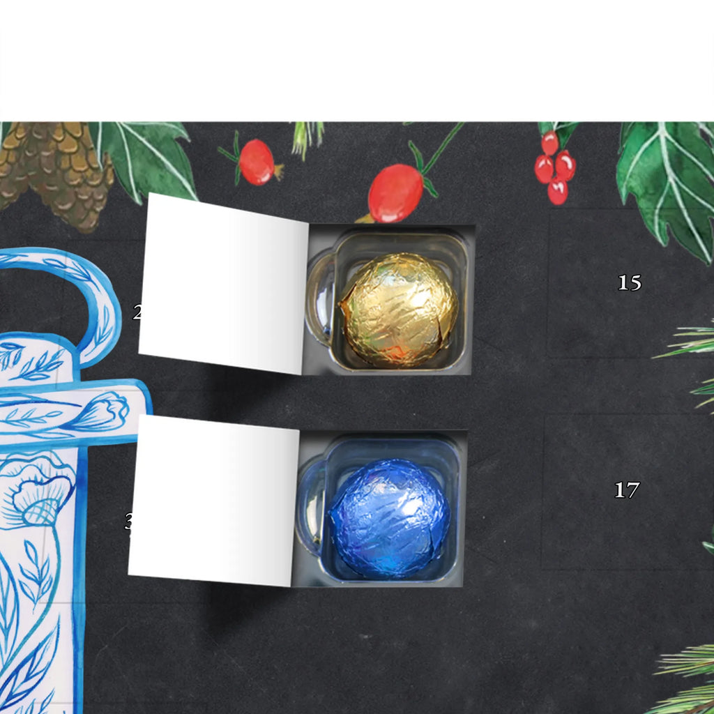 Chocolate advent calendar anchor Blue gift ideas, gifts, small animals, good mood, cute, funny sayings, cute animal motives, hand drawn, special gifts, card, animal lover