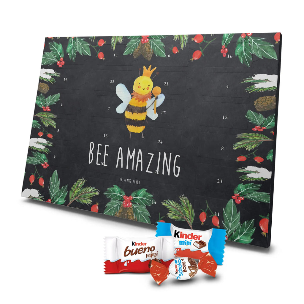 Chocolate advent calendar bee king bumblebee, wasp
