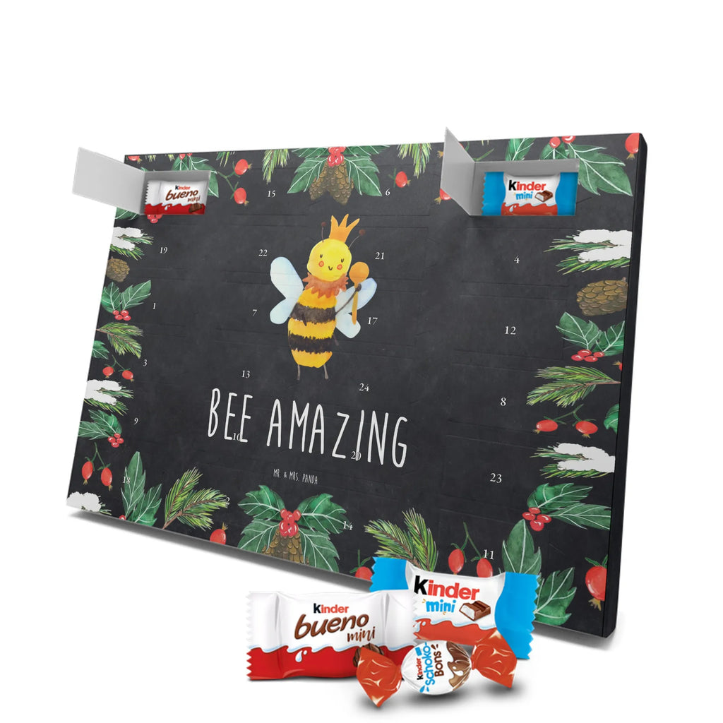 Chocolate advent calendar bee king bumblebee, wasp