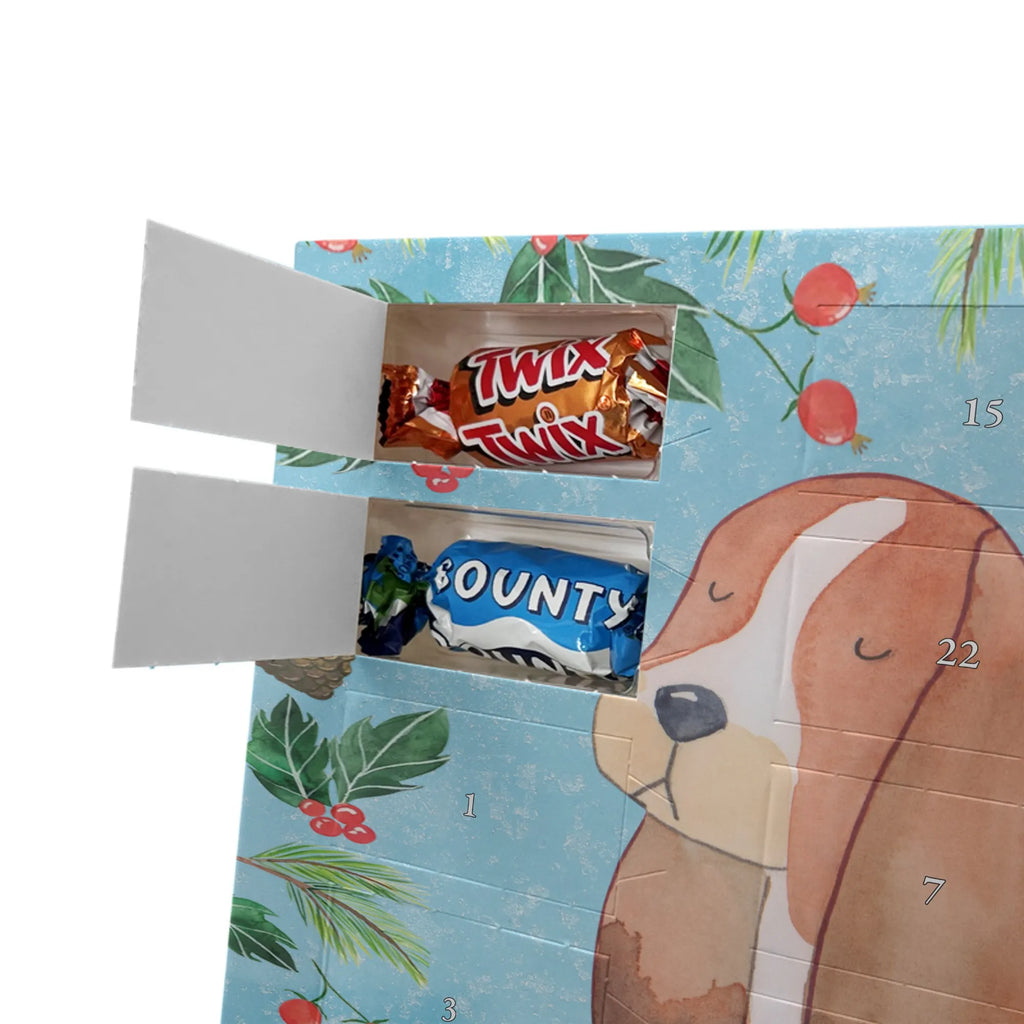 Chocolate advent calendar Dog Basset Hound mutt, dog sayings, love dogs, dog mama, funny gifts for dog owners, woof, what do you give a dog lover, dog breed, Christmas gifts for dogs, gifts for dogs, bag with dog print, love for dogs, hound, dog decorative items, dog love, childless