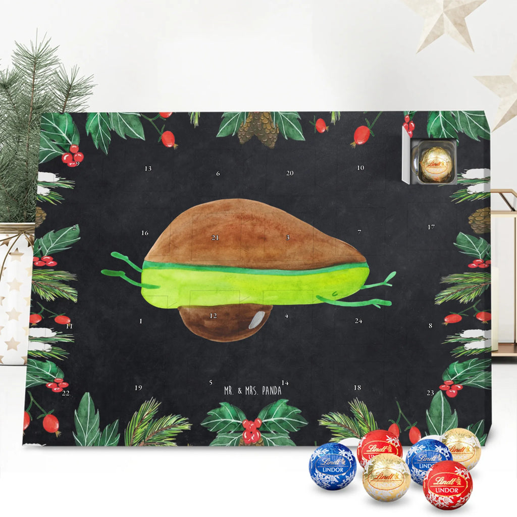 Chocolate advent calendar avocado yoga vegetables