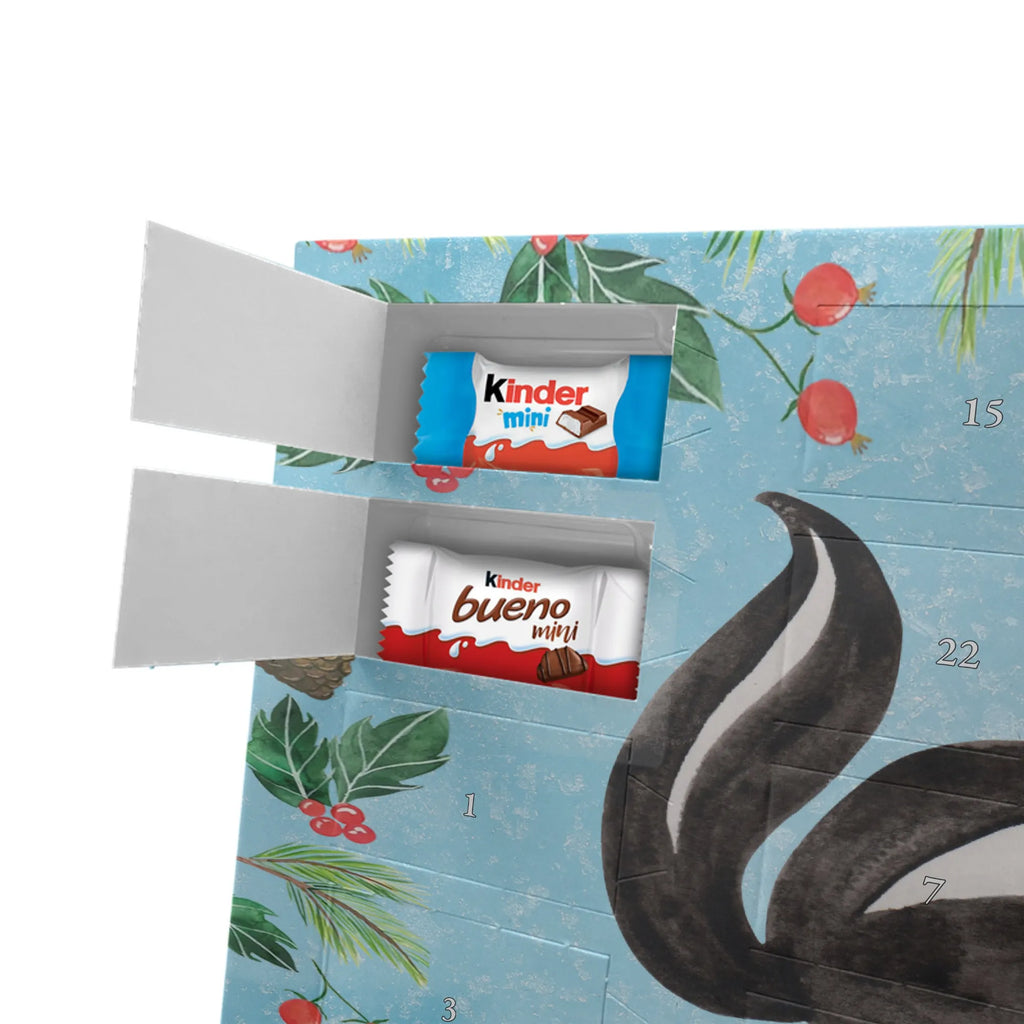Chocolate advent calendar skunk yoga Stinky, Predator, Live, Wild animal, Laugh