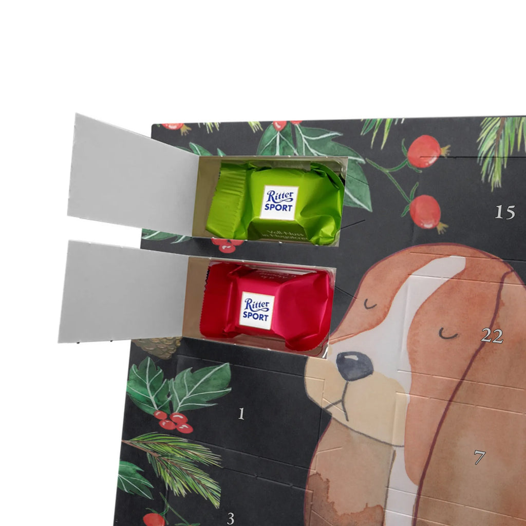 Chocolate advent calendar Dog Basset Hound mutt, dog sayings, love dogs, dog mama, funny gifts for dog owners, woof, what do you give a dog lover, dog breed, Christmas gifts for dogs, gifts for dogs, bag with dog print, love for dogs, hound, dog decorative items, dog love, childless
