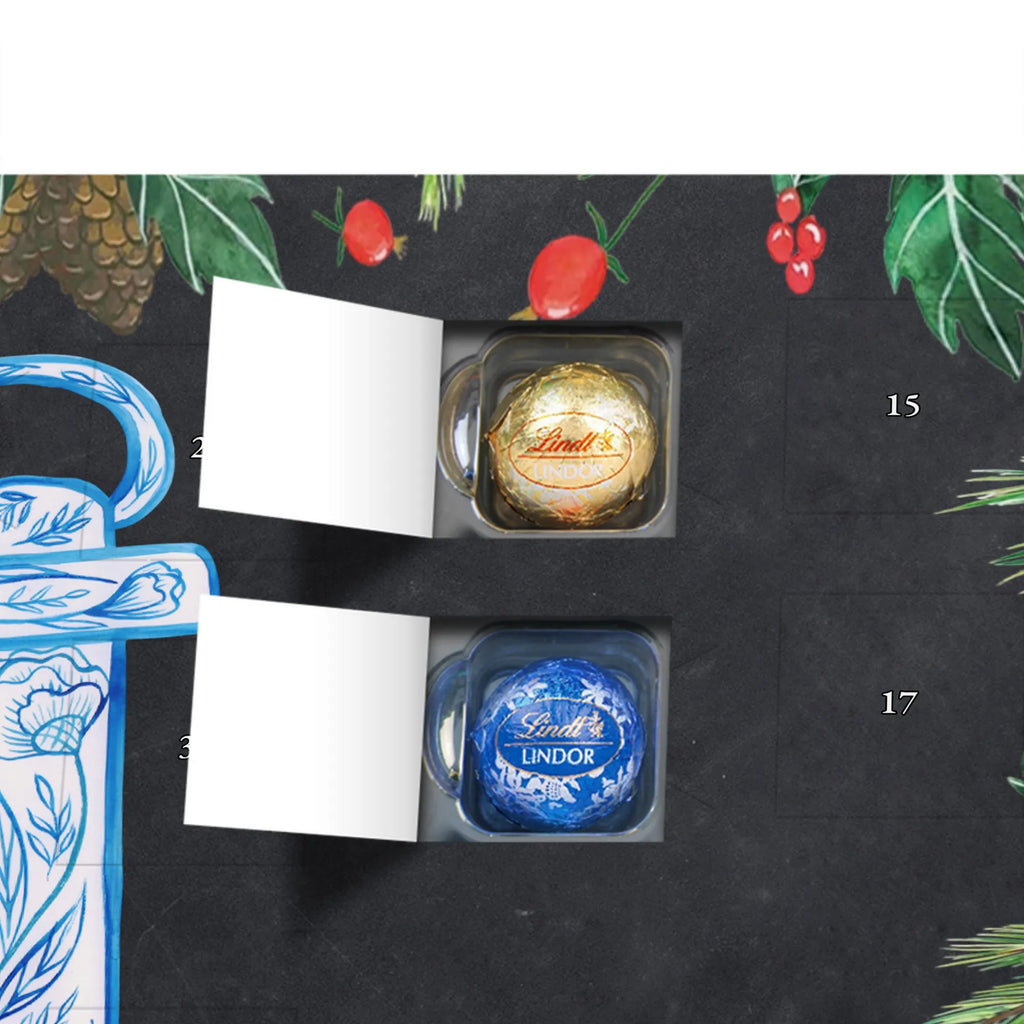 Chocolate advent calendar anchor Blue gift ideas, gifts, small animals, good mood, cute, funny sayings, cute animal motives, hand drawn, special gifts, card, animal lover