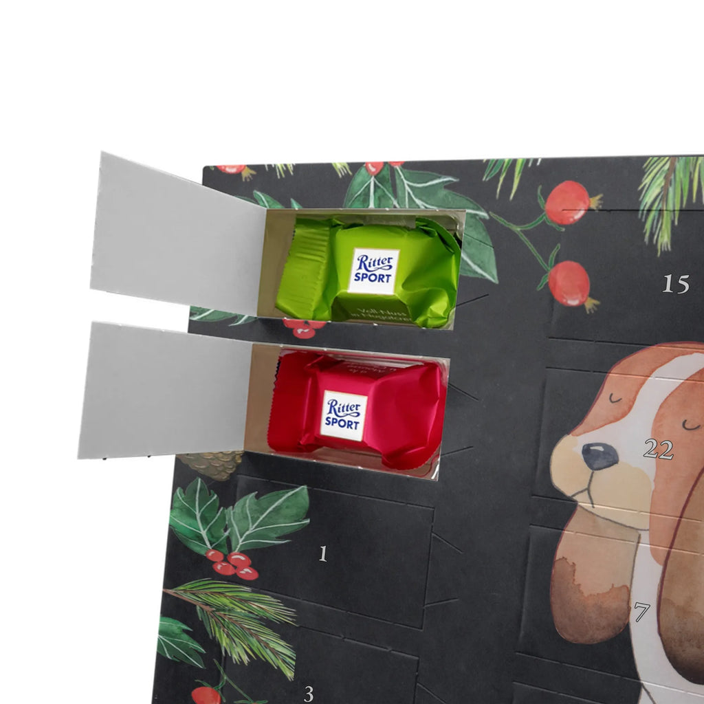 Chocolate advent calendar Dog Basset Hound mutt, dog sayings, love dogs, dog mama, funny gifts for dog owners, woof, what do you give a dog lover, dog breed, Christmas gifts for dogs, gifts for dogs, bag with dog print, love for dogs, hound, dog decorative items, dog love, childless