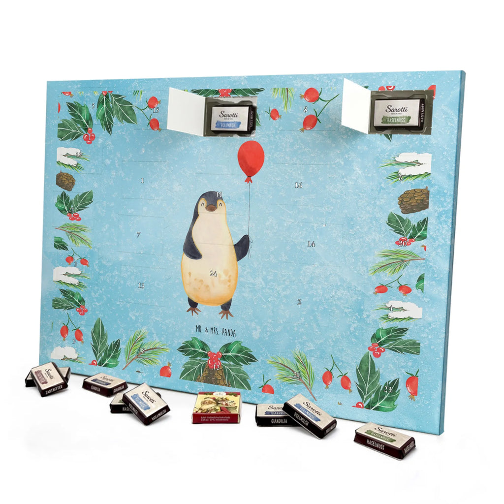 Chocolate advent calendar Penguin balloon North Pole, Penguins, best friend, gift idea, new life, gift girlfriend, penguins, balloon, love of life, new start