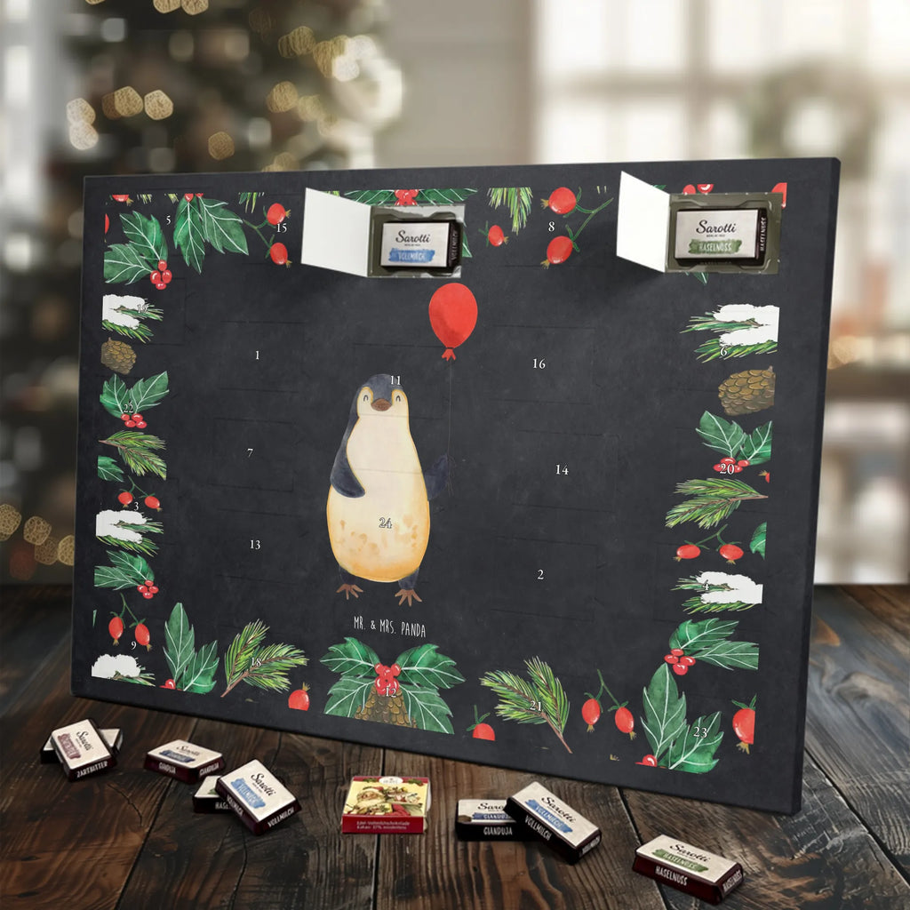 Chocolate advent calendar Penguin balloon North Pole, Penguins, best friend, gift idea, new life, gift girlfriend, penguins, balloon, love of life, new start