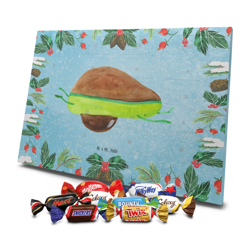 Chocolate advent calendar avocado yoga vegetables
