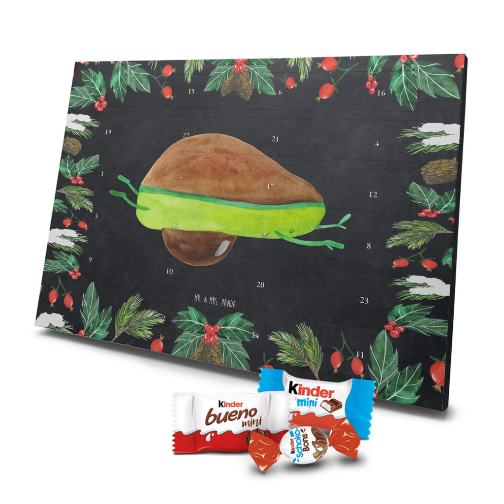 Chocolate advent calendar avocado yoga vegetables