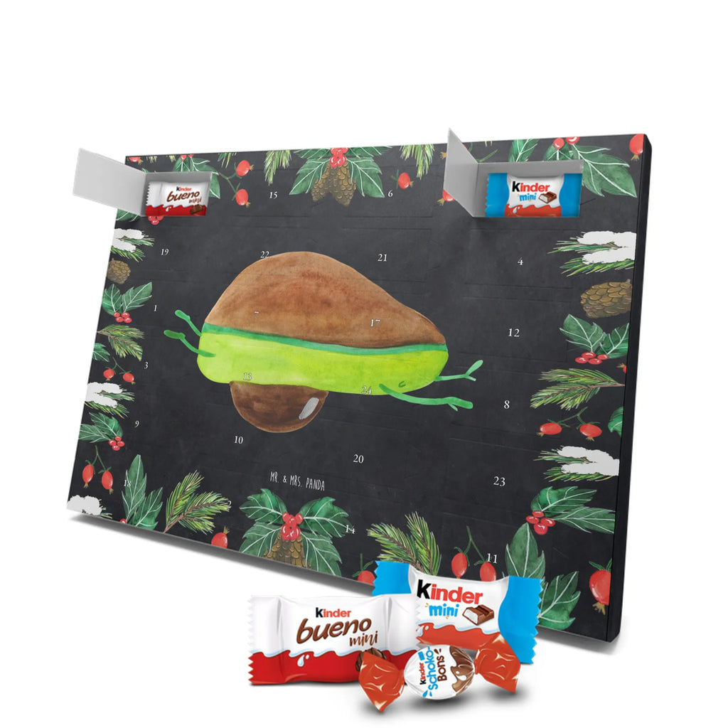 Chocolate advent calendar avocado yoga vegetables