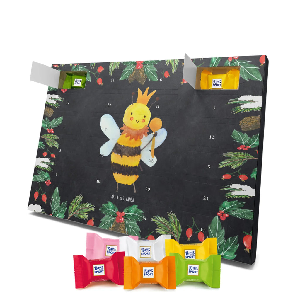 Chocolate advent calendar bee king bumblebee, wasp