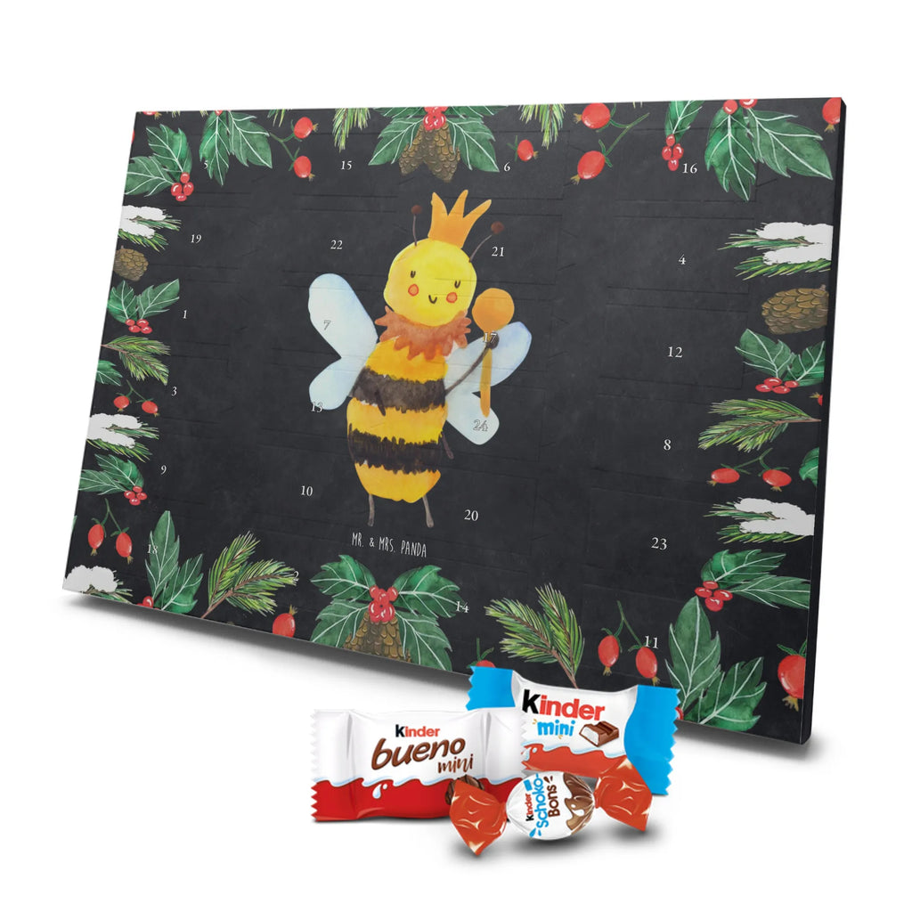Chocolate advent calendar bee king bumblebee, wasp