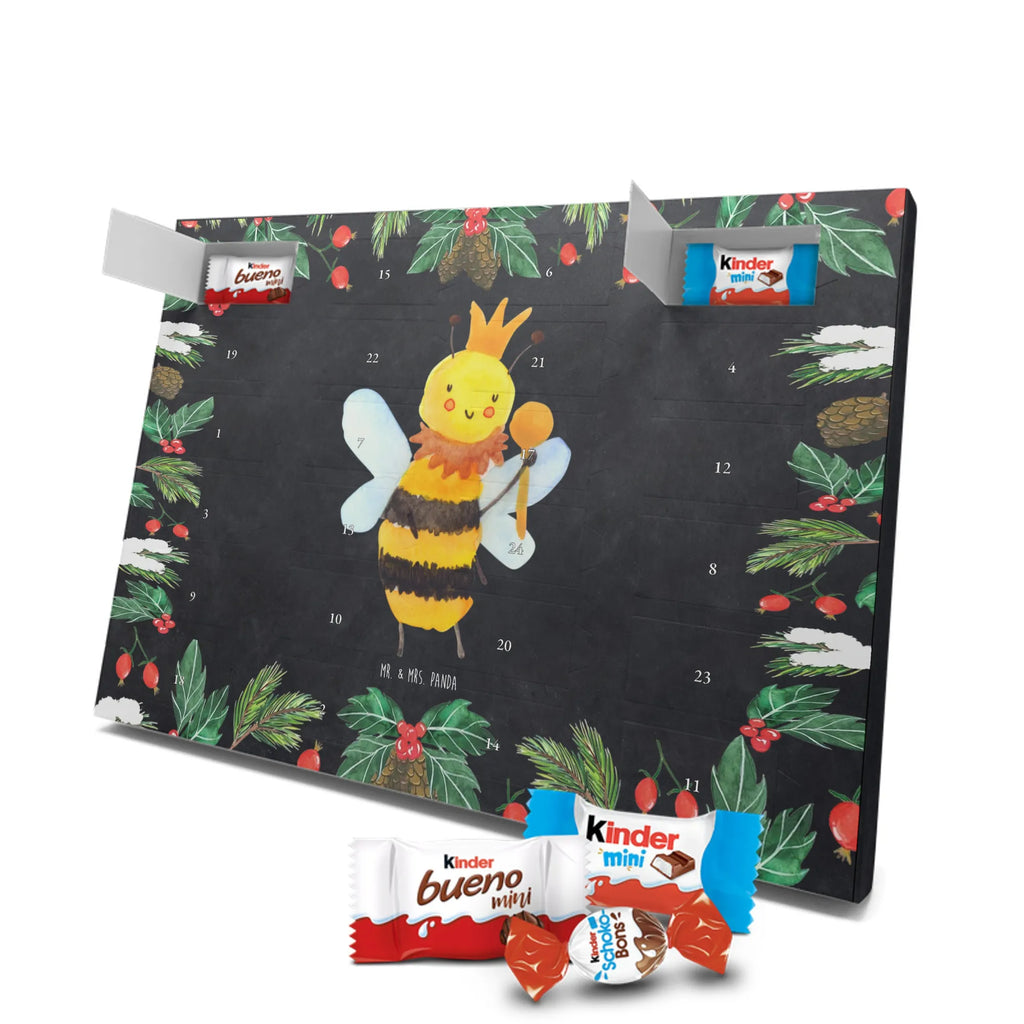 Chocolate advent calendar bee king bumblebee, wasp