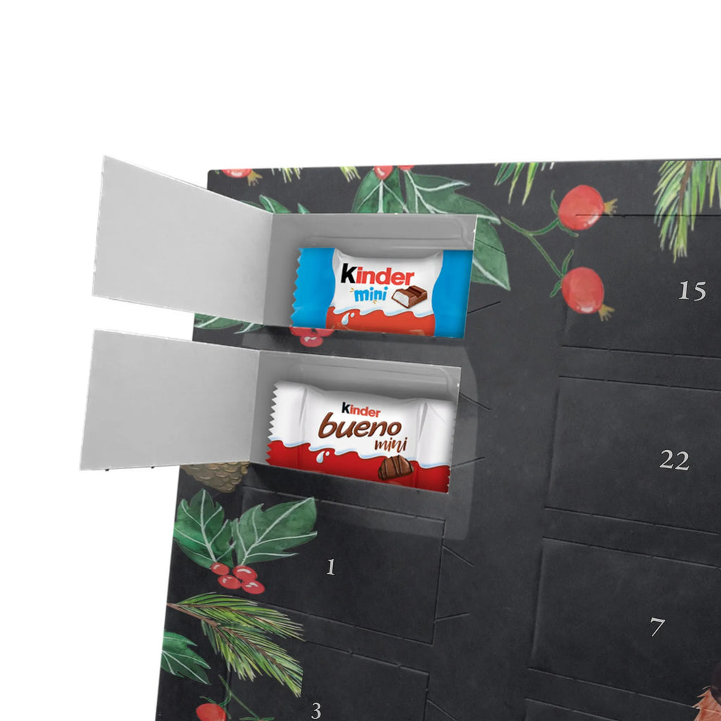 Chocolate advent calendar red panda gift ideas, gifts, small animals, good mood, cute, funny sayings, cute animal motives, hand drawn, special gifts, card, animal lover, favourite person, darling, red, heart