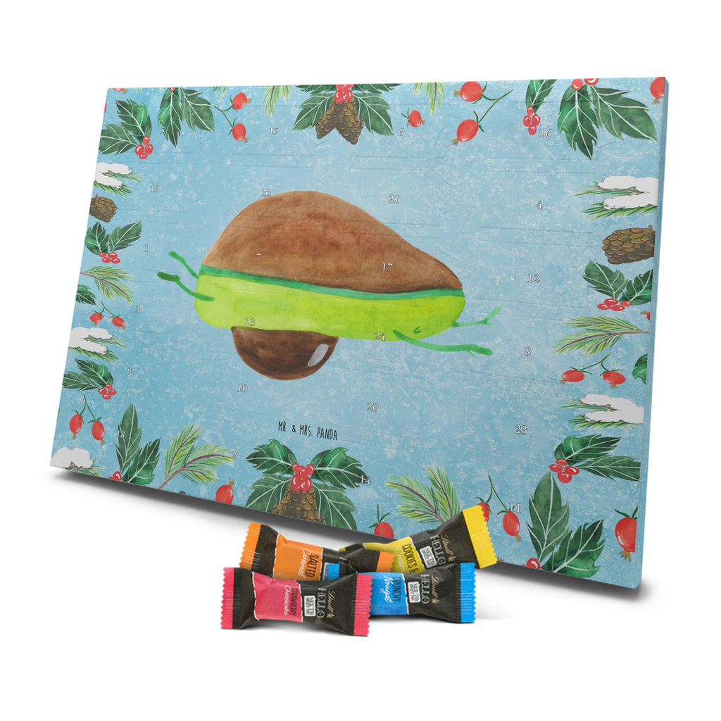 Chocolate advent calendar avocado yoga vegetables