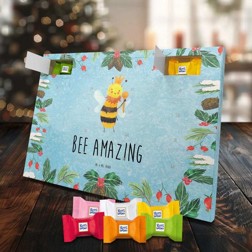Chocolate advent calendar bee king bumblebee, wasp
