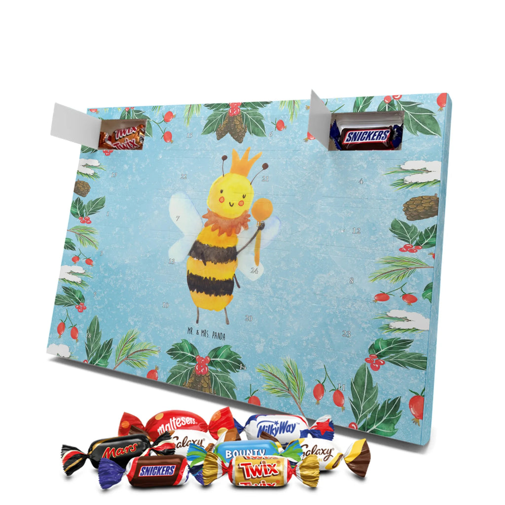 Chocolate advent calendar bee king bumblebee, wasp