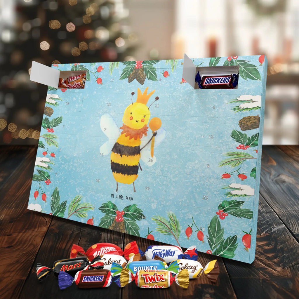 Chocolate advent calendar bee king bumblebee, wasp