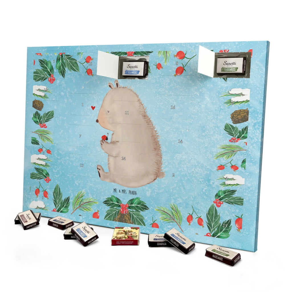 Chocolate advent calendar bear ladybug cuddly toy, teddy bear, life is beautiful, ladybird, freedom