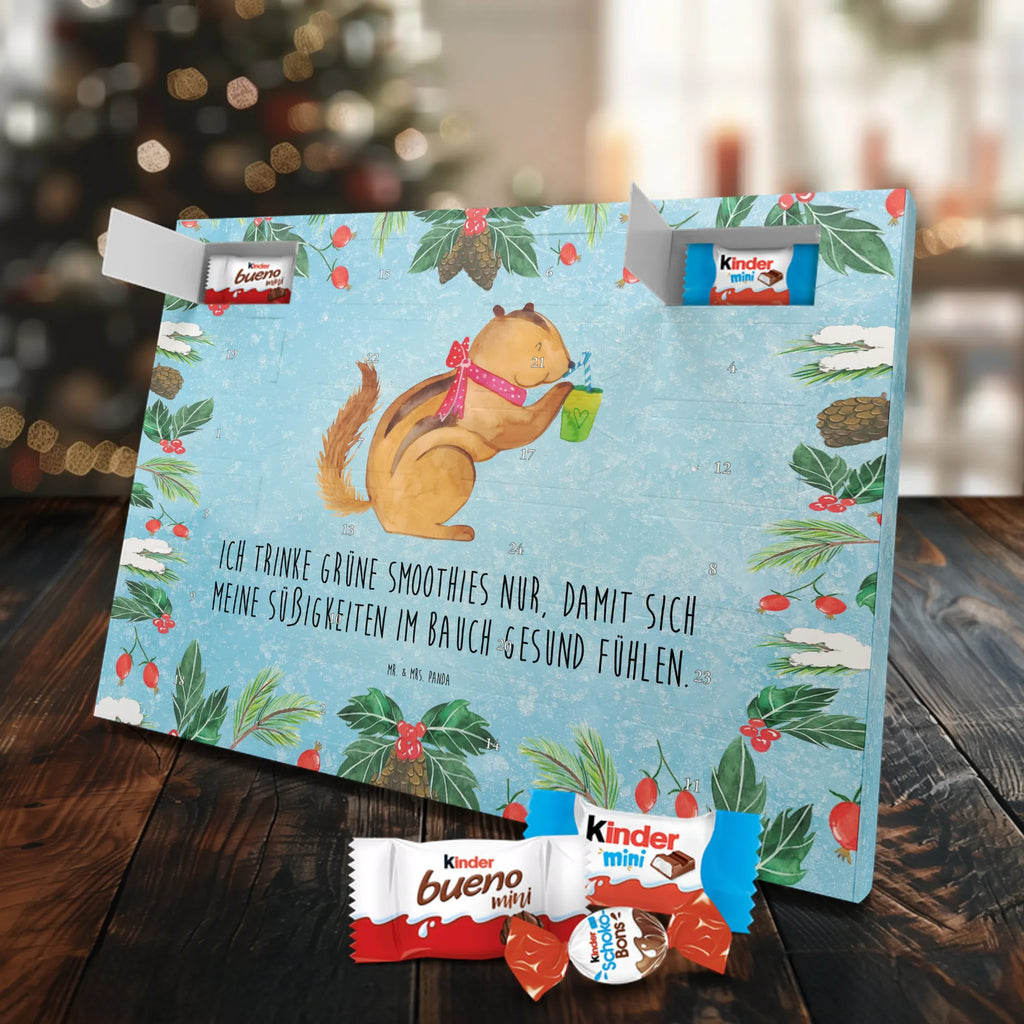 Chocolate advent calendar Squirrel smoothies gift ideas, gifts, small animals, good mood, cute, funny sayings, cute animal motives, hand drawn, special gifts, card, animal lover, chipmunks, squirrels, diet, weight loss