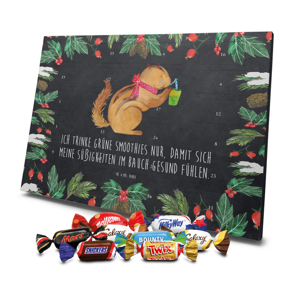 Chocolate advent calendar Squirrel smoothies gift ideas, gifts, small animals, good mood, cute, funny sayings, cute animal motives, hand drawn, special gifts, card, animal lover, chipmunks, squirrels, diet, weight loss