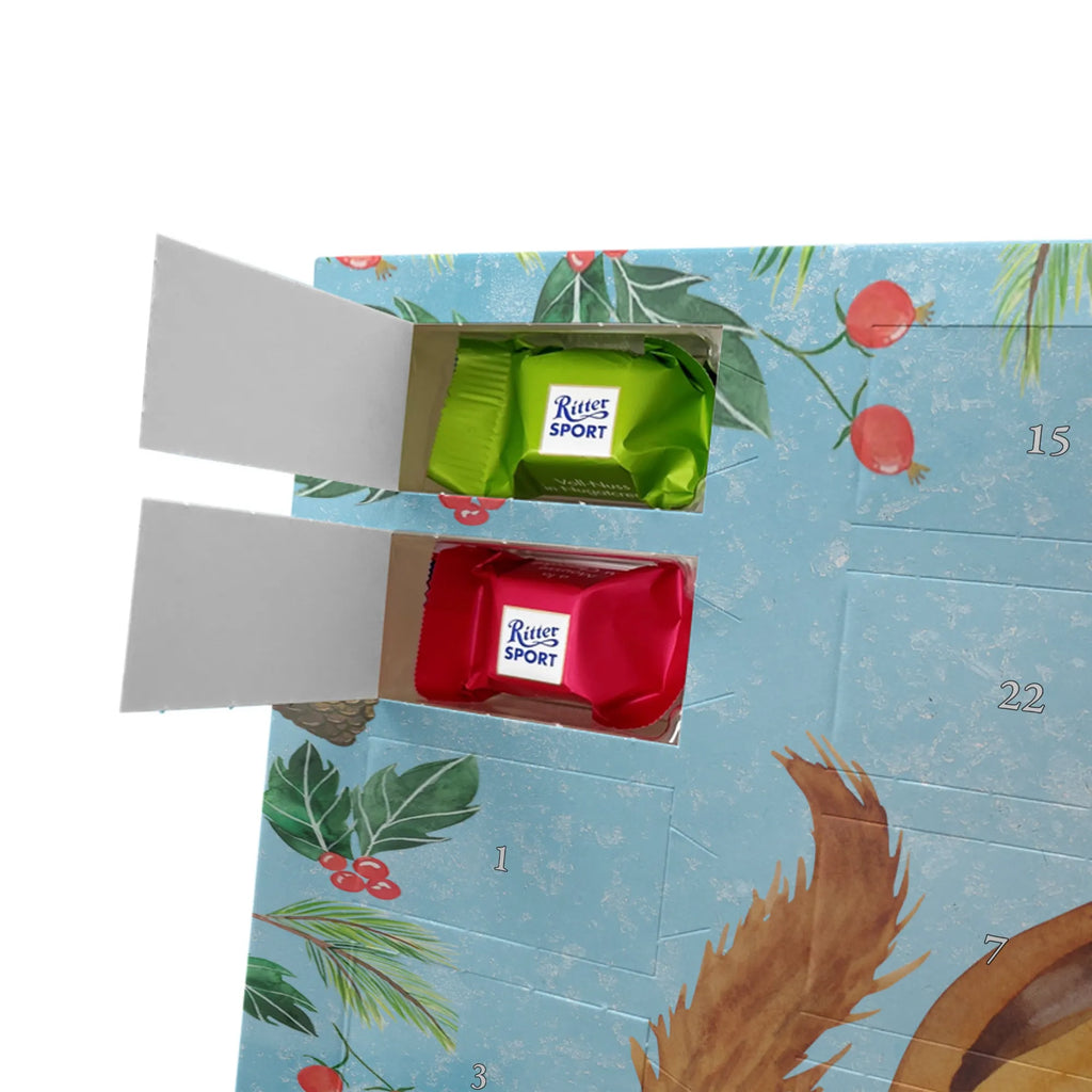 Chocolate advent calendar Squirrel smoothies gift ideas, gifts, small animals, good mood, cute, funny sayings, cute animal motives, hand drawn, special gifts, card, animal lover, chipmunks, squirrels, diet, weight loss