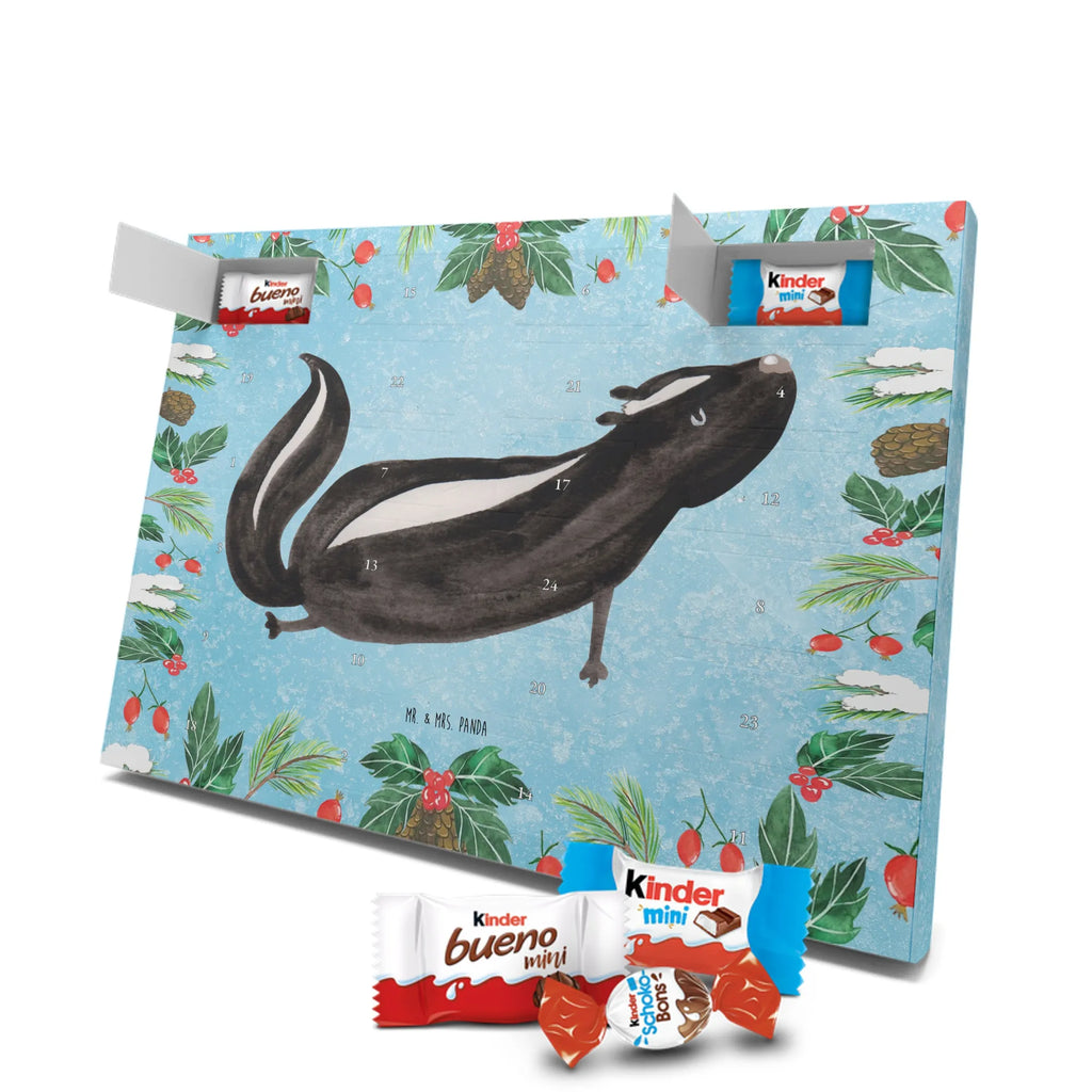 Chocolate advent calendar skunk yoga Stinky, Predator, Live, Wild animal, Laugh