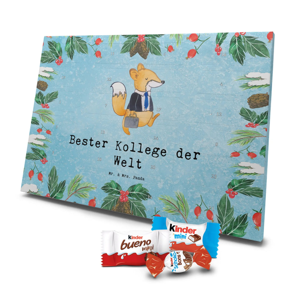 Chocolate advent calendar Fox Best colleague in the world gift, birthday, gift idea, birthday present, giving, thank you, for, make you happy, gift tip, colleague, fellow worker, employee, farewell gift, Work colleague, profession, retirement, work